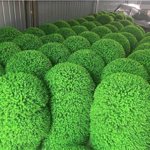 Artificial Grass Ball Yugali Milan Ball Mall Ceiling Decoration Home Wedding Party Outdoor Bonsai Decorative Grass Ball Tree