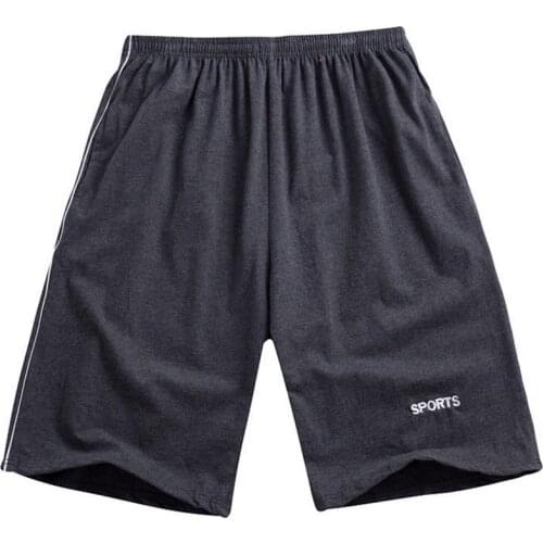 Extra Big Plus Size 7xl 8xl 9xl Mens Shorts Solid Baggy Sweatpants Fitness pure Cotton Summer Beach Shorts For Men 110-150kg