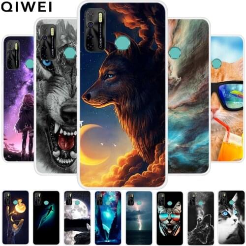For Camon 15 Air Case Cartoon Animals Silicone Soft TPU Phone Cover For Tecno Camon 15 / 15Air / 15 pro Cases Camon15 pro fundas