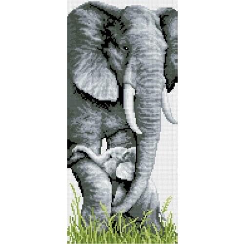 Animal Africa Elephant Diamond Painting Full Round New DIY Toy Sticking Drill Cross Stitch 5D Embroidery Home Decorative