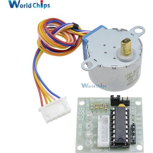 Smart Electronics 28BYJ-48 DC 5V Reduction Step Motor Gear Stepper Motor 4 Phase + ULN2003 Driver Board for arduino DIY Kit