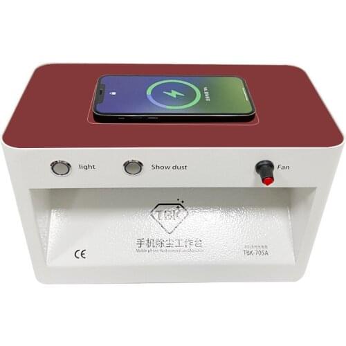 Tbk 705A dust-free lighting workbench, dust removal, dust show, wireless charging,OCA film, LCD repair, purification bench