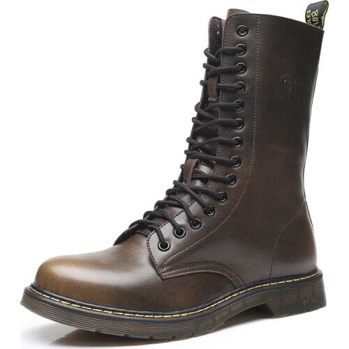 Winter Motocross Bottes Motorcycle Shoes Racing Motocross Shoes Leather Moto Martin Boots Racing Motorbike Boot Large size 38-48