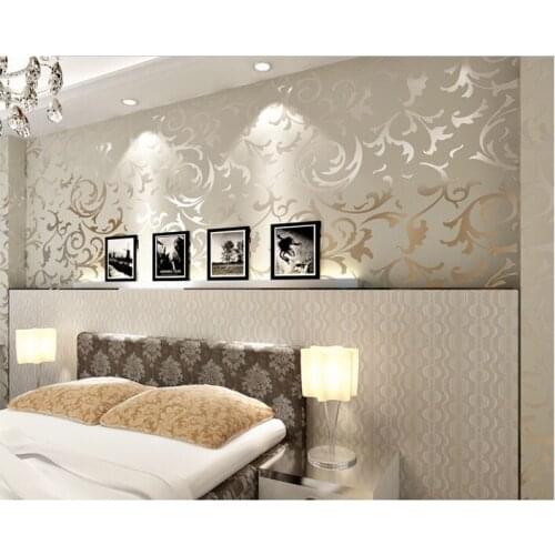10Mx53CM Modern Living Room TV Background Wallpaper PVC Embossed Waterproof Wallpaper Fashion Bedroom Decoration Wallpaper