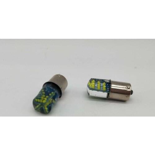 2 PCS 1156 BA15S Flashing Super Bright Turn Signal LED Auto Turn Signal Reverse Lamp Tail Brake Bulb Daytime Running Light