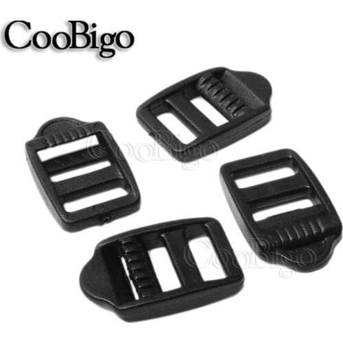 20pcs 1/2"(12mm) Webbing Plastic Adjustable Slider Ladder Lock Buckle For Backpack Strap Dog Collar Bag Webbing Accessories