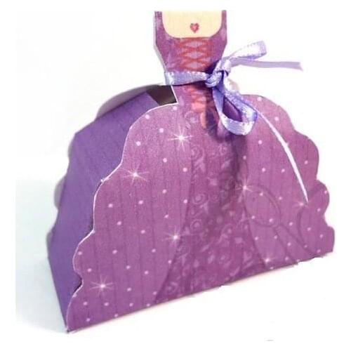 20pcs kawaii princess wedding candy boxes happy birthday party decor tablewares gift box bags for wedding favors casament decor