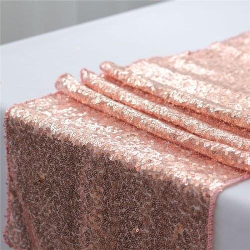30X180cm Glitter Sequin Table Runner Dinner Wedding Christmas Halloween Party Table Cloth Table Decoration Fahsion Home Decor