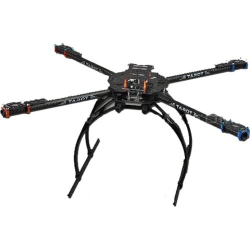 Tarot 650 4-Axis Folding Aluminum Tubes Glass Fiber Center Board Frame Kit TL65B02 For Quadcopter Aircraft RC FPV 20% OFF