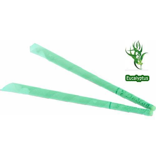 408 pcs/lot CE qualified no-smoke Eucalyptus trumpet beewax ear candle,indian ear candles for aromatherapy ear candling