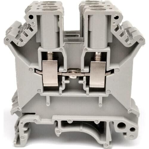 5PCS Din Rail Terminal Block UK-3N Wire Connector Connductor Universal Class Connector Screw Terminal Block Strips UK3N