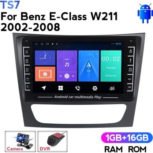 HD1280*720 Android 4G LTE for Mercedes Benz E-Class W211 W219 E200 E220 E300 Car Multimedia Player Radio GPS DVD 2Din