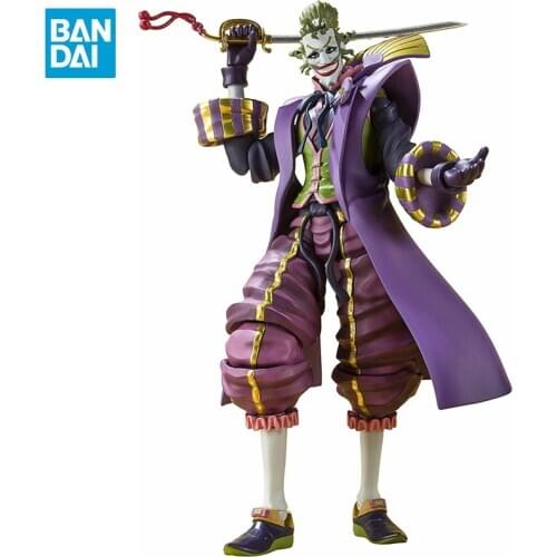 Bandai DC Comics Joker Suicide Squad Batman The The Dark Knight S.H.Figuarts Anime Action Figure Models Kids Toys Christmas Gift