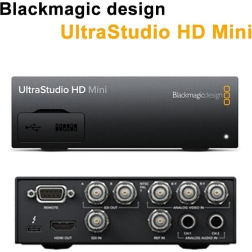 Blackmagic Design UltraStudio HD Mini Professional Broadcast Switcher 3G-SDI Remote Control Ultra Studio for HDMI Record Monitor