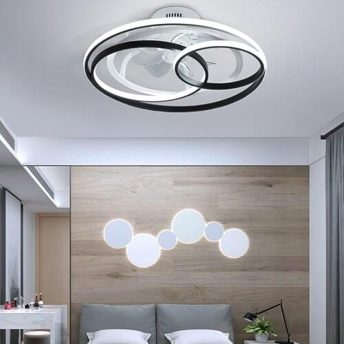 Nordic bedroom decor led lights for room ceiling fan light lamp restaurant dining room ceiling fans with lights remote control