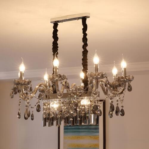 European living room glass pendant lamp fashion sample room exhibition hall decoration lamp room Market crystal pendant light