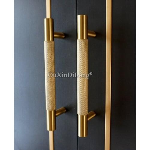 Brand New 2PCS Solid Brass Knurled Furniture Handles Drawer Pulls Cupboard Wardrobe Kitchen Shoe TV Wine Cabinet Handles & Knobs