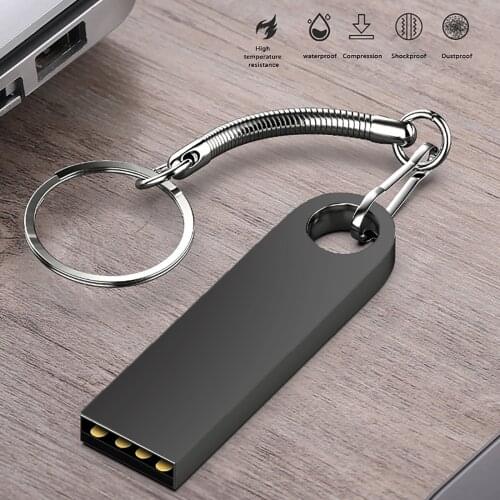 New USB Flash Drive 32GB 16GB 8GB 4GB pen drive pendrive флешка waterproof silver u disk memoria cel usb stick gift INSTOCK