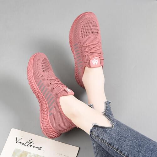 Shoes Women Fashion Lightweight Sneakers Outdoor Sports Platform Breathable Comfort Running Shoes Cushion Zapatos