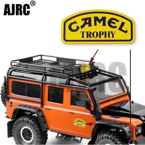 MJRC 1/10 Metal Sticker Camel Trophy Badge LOGO For 1/10 RC Crawler Car Defender Traxxas TRX4 RC4WD D90 D110