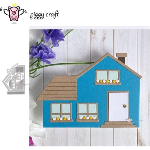 Piggy Craft metal cutting dies cut die mold House decoration Scrapbook paper craft knife mould blade punch stencils dies