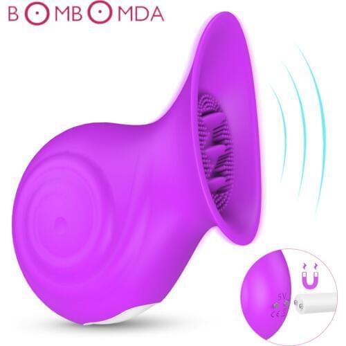 Powerful Clit Vibrator Adult Sex Toys 9 speed Tongue Licking Clitoris Stimulation Vibrator For Woman Nipple Massager Sex Shops