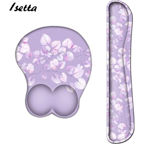 Laptop PC Office Mouse pad with Wrist Support Comfort Hand Rest Anti-slip Ergonomic Gaming Mouse Pad