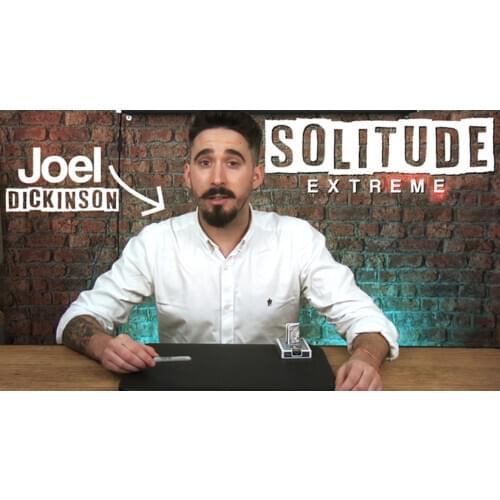 Solitude Extreme by Joel D Magic Tricks Gimmick Card Prediction Magia Mentalism Magic Props For Professional Magicians Illusions