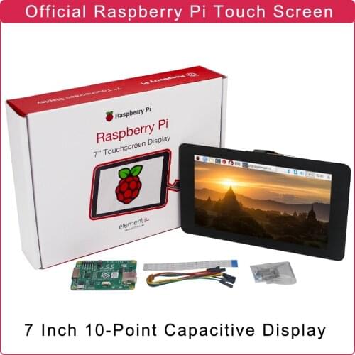 Official Raspberry Pi 4 Touch Screen 7 Inch TFT LCD Capacitive Shield Monitor Display for Raspberry Pi 4 Model B/3B+/3B/Zero