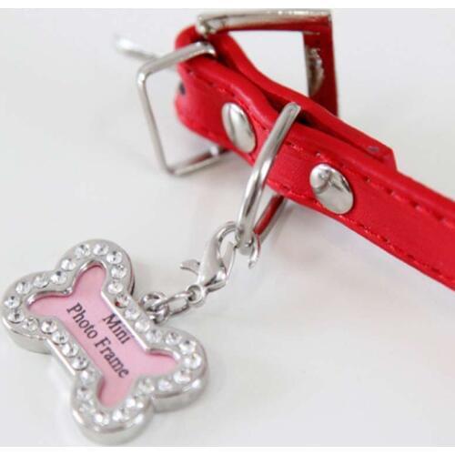 Feet Bone Personalized Dog Tag Mini Anti Lost Alloy Dog Name Tag Dog Stuff Handwriting Phone Number Name Address Rhinestone E