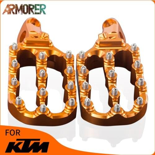 Motorcycle CNC Foot Pegs Pedals Foot Rests For KTM XC XC-F EXC EXC-F SX SX-F 85 125 150 200 250 300 350 450 530 2016 2017 2018