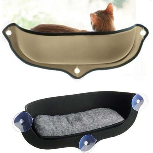 Hot Sale Cat Hammock Bed Mount Window Pod Lounger Suction Cups Warm Bed For Pet Cat Rest House Soft And Comfortable Ferret Cage