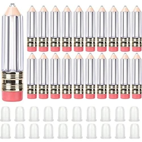 24 PCS 5 Ml Empty Lip Gloss Tube Containers, Refillable Cute Lip Gloss Tube Bottles for Women Girl DIY Cosmetics