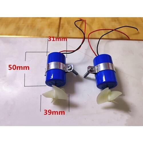 Boat RC Jet Underwater Motor Thruster 7.4V 16800RPM CW CCW 3-blades Propeller fr DIY Micro ROV Robot RC Bait Boat Submarine Part
