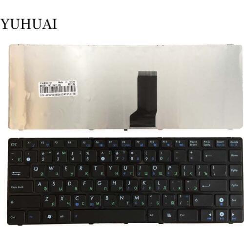 Russian Keyboard for ASUS N82 N82J N82JQ N82JG N82JV K43SJ K43SM K43S X43 A42 A42D A42J RU Black