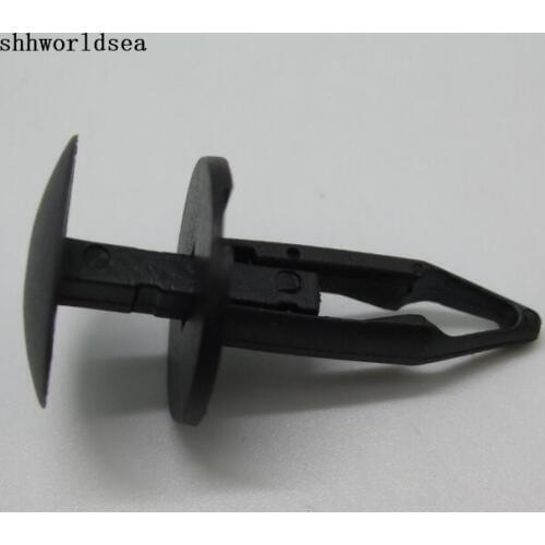 Shhworldsea auto clip fastener for bumper fascia push type retainer for GM 21095797 for saturn 1996-on