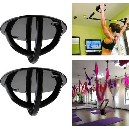 WINOMO 2pcs Yoga Ceiling Wall Mount Anchor Suspension Bracket Hook For Gym Rings Crossfit Yoga Hammock Swing