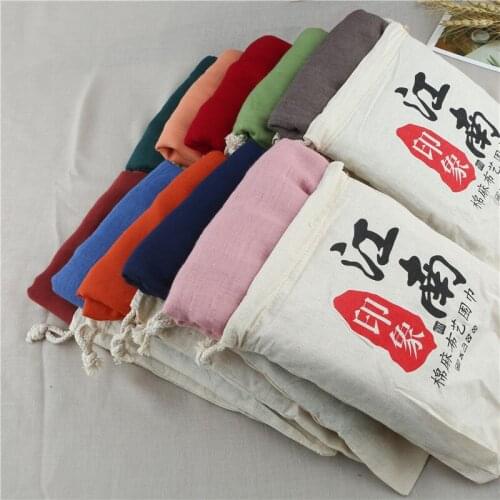 J1323 Nationality Wind Desert Scarf Female Cotton and Hemp Sunscreen Shade Retro Shawl