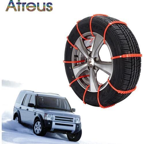 Atreus 10pcs Winter Anti Slip Snow Chains For BMW X5 E53 E70 X6 E34 E30 F20 X1 E46 E39 Mini Cooper Audi A5 Q5 Q7 A3 A4 B6 A6 C5