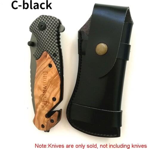 1pc EDC Mini Pocket Knife Bag Folding Army Knife Case Belt Folding Knife Sheath Multifunctional Outdoor Survival Tool Key Chains