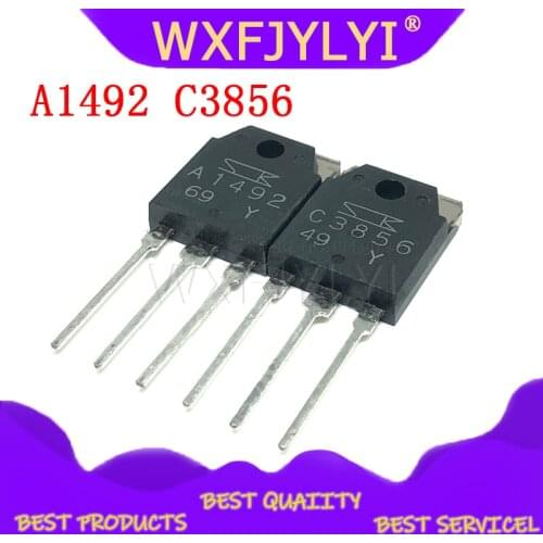 2pcs/lot=1pair 2SC3856 2SA1492 C3856 + A1492 TO-247