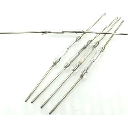 20 pcs / lot Y213 Dry Reed Magnetic Control Switch 2 * 14mm Normally Open Magnetic Induction Switch
