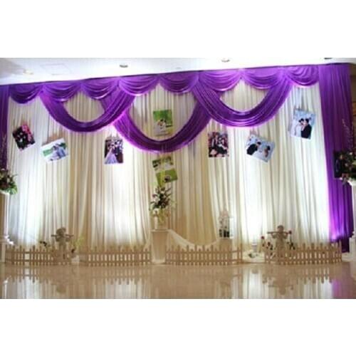 3mx6m backdrop Wedding stage curtain background marriage stage backdrop The Wedding arrangement Wedding decoration