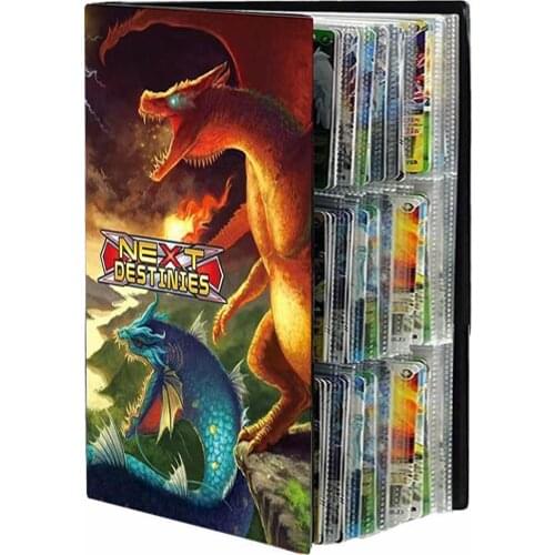 432Pcs Pokemones Game Cards Binder Pokemon Album Book Child Trainer Map Card Collectible Holder Folder Loaded List Kids Toy Gift