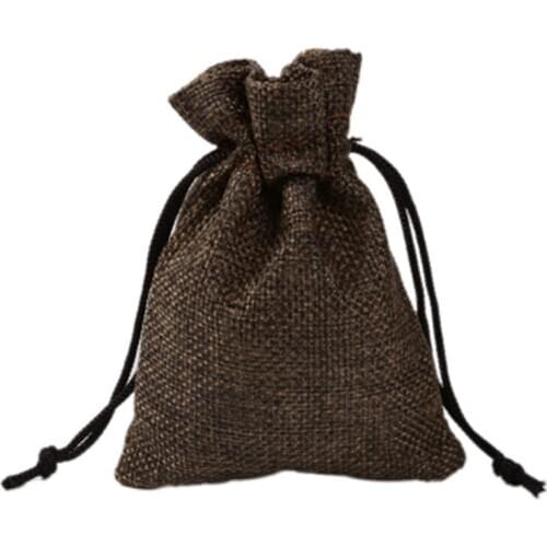 50pcs Hemp Bag Thick Dust-proof Every Color Custom Phone Jewelry Clothes Package Useful Delicate 13x18cm 15x20cm 17x23cm 20x30cm