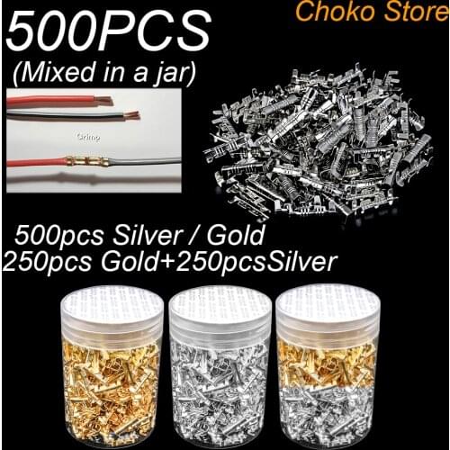 500Pcs Docking Connector line Pressing Button Quick Connect U-type Terminal Wiring 0.5 to1.5 Square Wire Connectors