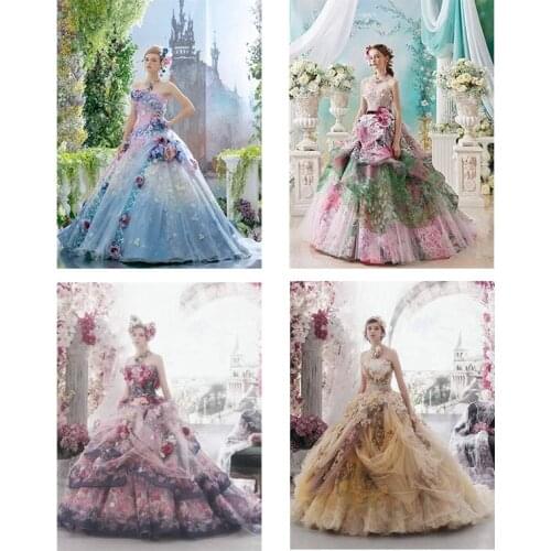 5D Diamond Painting DIY Disney Castle Princess Diamond Embroidery Full Square/Round Drill Cross Stitch Kits Home Decor Gift
