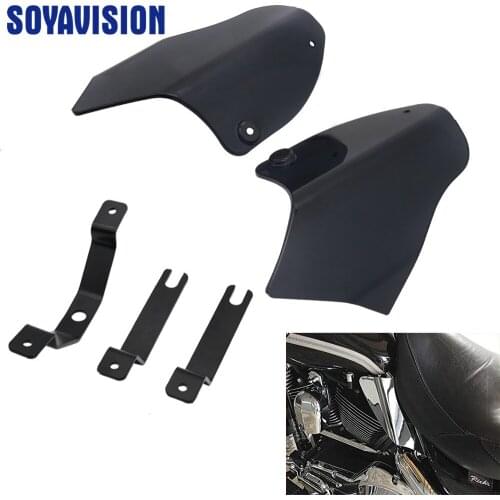 Motorcycle Parts Air Heat Deflector For Softail 2000-2016 Saddle Shields Air Heat Deflector For Softail