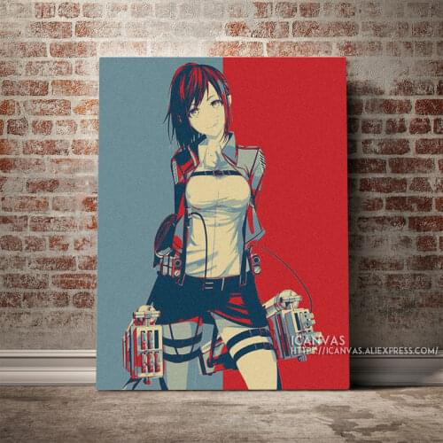 Shingeki No Kyojin Sasha Hopestyle Decoration Prints Home Decor Canvas Living Kids Room Bedroom Painting Wall Art Studio Poster