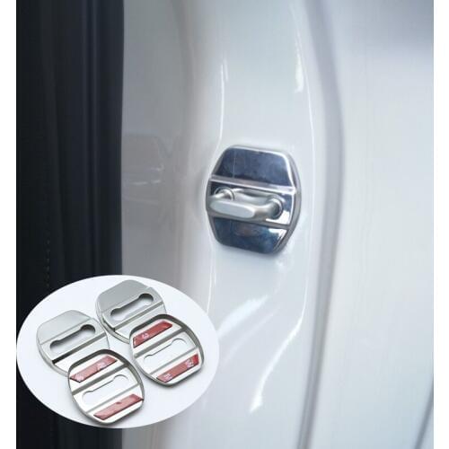 For nissan MAXIMA A35 A36 Juke Nismo Acenta 2010-2019 car-styling Stainless Steel Door Lock Buckle Protective Cover High quality